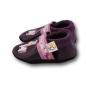 Preview: Krabbelschuhe Einhorn auf darkviolett